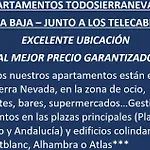 Todosierranevada Zona Baja - Edificio Alhambra - Junto A Telecabinas 아파트