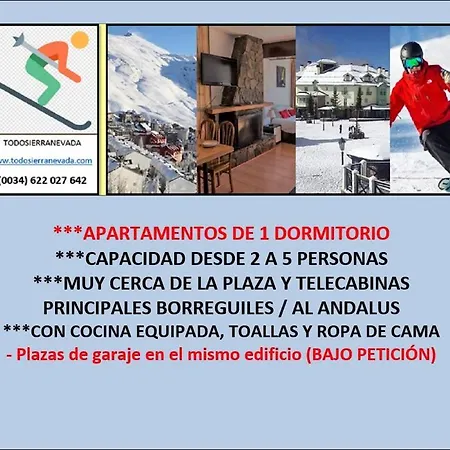 Todosierranevada Zona Baja - Edificio Alhambra - Junto A Telecabinas *