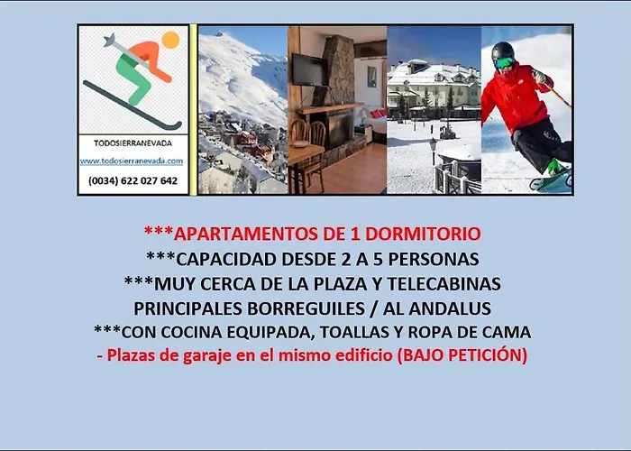 Todosierranevada Zona Baja - Edificio Alhambra - Junto A Telecabinas *